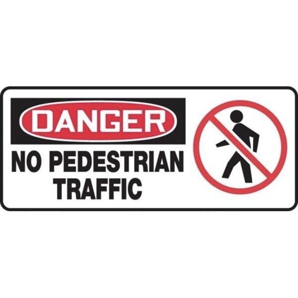 Accuform ANSI ISO DANGER Safety Sign FORKLIFT MVHR021XP - main